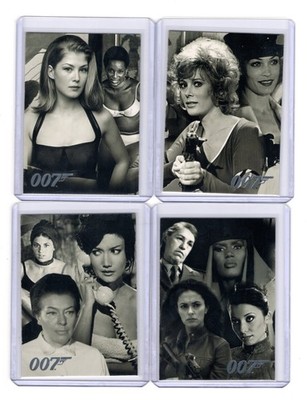 2004 THE QUOTABLE JAMES BOND VILLAINS & VIXENS 9 CARD SET UK1-UK9 UK EXCLUSIVE