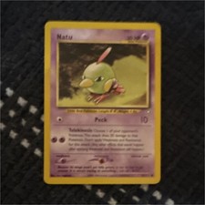 Pokémon Natu Neo Discovery Common 59/75 Wizards Basic Psychic Bird 2001