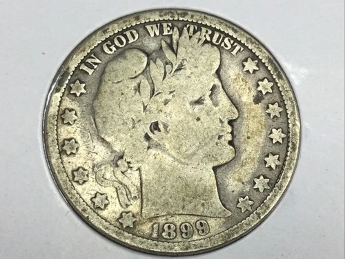 1899-O Barber Half Dollar in very good
