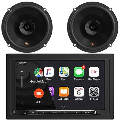 JBL Double DIN Touchscreen Bluetooth Receiver, 2x 6.5'' 150W Max 2-Way Speakers