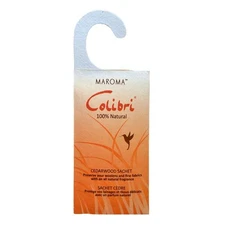 Maroma Colibri Hanging Sachet Cedarwood "Aromatic Cedar"