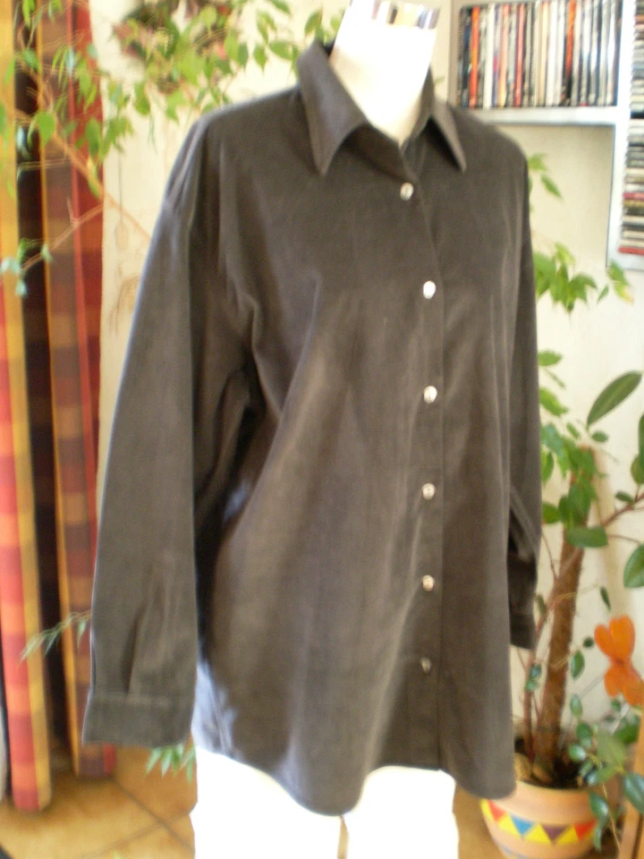 ELEMENTE CLEMENTE Bluse/Blusenjacke im Rundholz Stoffbeutel,Gr.L,groß,Lagenlook  - Bild 3 von 4