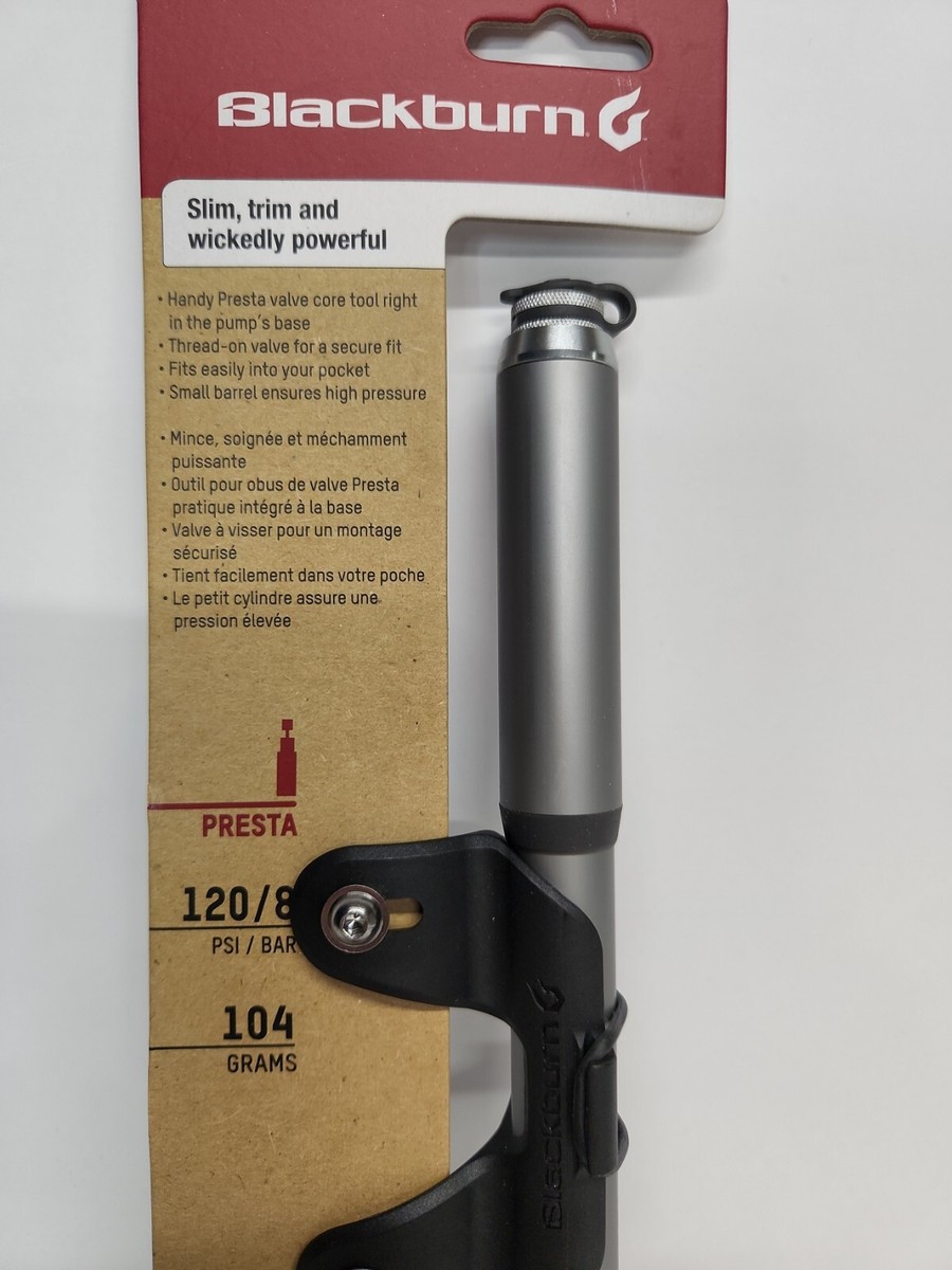 BlackBurn PN: 7085521 Core Slim Bike Pump Mini Air Pump Bicycle