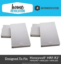 4 Filters For Honeywell HRF-R2 Air Purifier-HPA-090,HPA-100,HPA200,HPA300