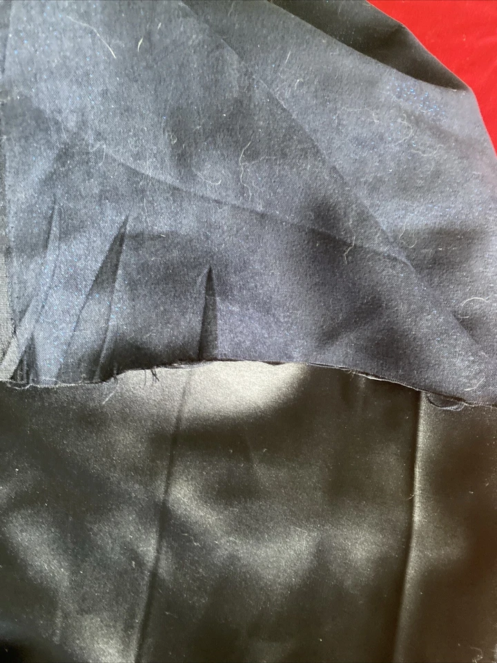 Dark Navy Blue With Sparkles 4 1/4 Yards x 45” Suede Feeling Fabric - Image 2 of 2