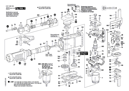 New Bosch 1615430007 Grease - Picture 2 of 3