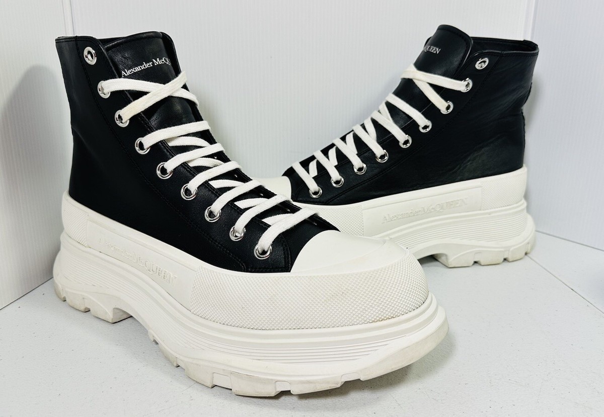 Alexander McQueen Tread Slick High Top Sneaker Size 45 | eBay