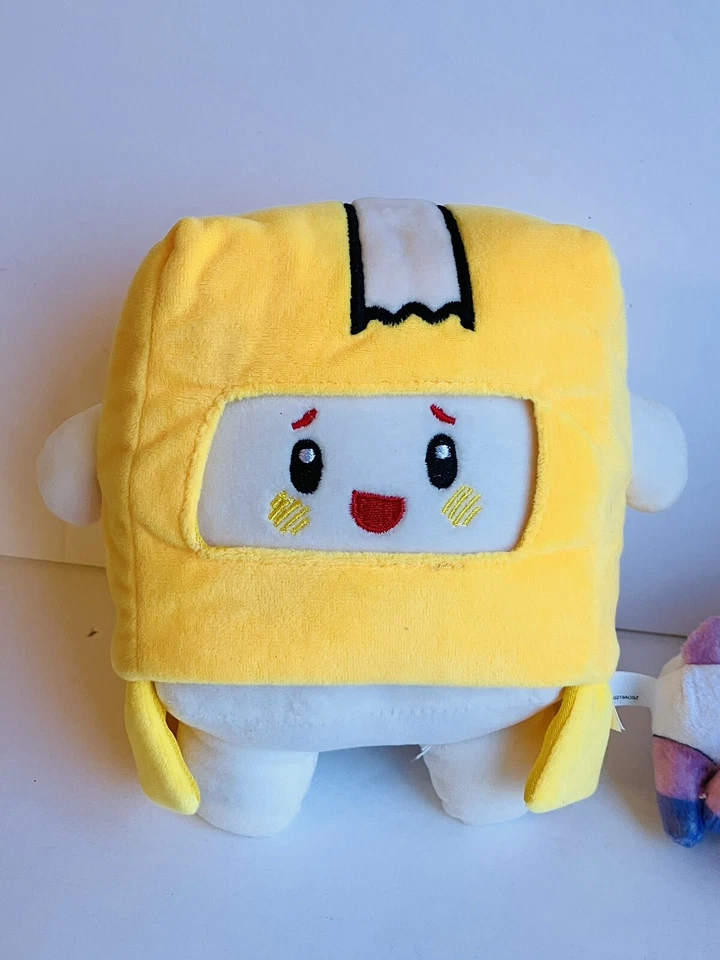 Lote de 6 figuras de peluche Lankybox Foxy, Boxy, Rocky, Ghost Ghosty Bonkers Toys Foto 3 de 4