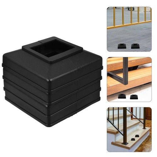 4 Pcs Railing Post Cover Fence Skirt Replacement Plastic Caps