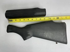 OEM Remington 870 12ga Black Synthetic Monte Carlo Stock Forend Pad SET 12 gauge