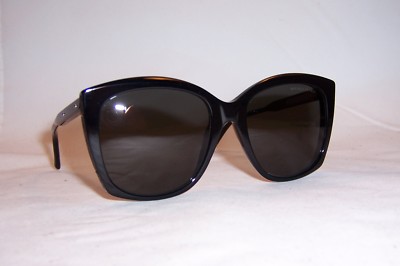 NEW BOTTEGA VENETA SUNGLASSES BV 0182S 001 BLACK/GRAY  display picture 2