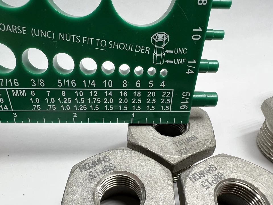 (Mix Pack of 23) NPT Hex Bushing 304 Stainless Steel 1" x 3/8" **Free Shipping** - Image 3 of 4