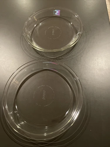 Vintage Pyrex #209 Glass Pie Plate Baking Dish Pan 9 inch Clear Free Ship