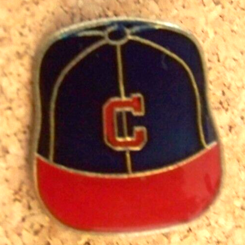Cleveland Indians baseball cap lapel pin older style MLB