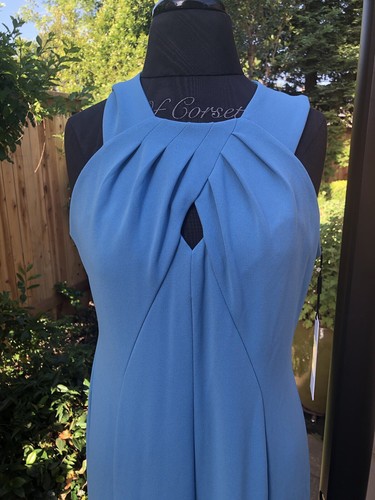 Calvin Klein Women Jumpsuit Size 14 Powder Blue NWT - Picture 2 of 9