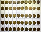 1929-S Lincoln Wheat Cent Penny 50 Coin lot FULL Roll F Fine - Higher Grade