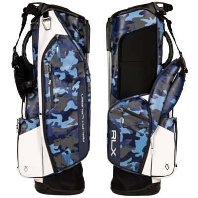 POLO Ralph Lauren Golf RLX Stand Bag VESSEL Made 2024 Blue POLO Ralph Lauren Golf RLX Stand Bag VESSEL Made 2024 Blue