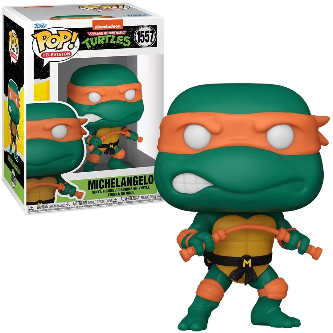 Figurine Tortues Ninja Michelangelo vinyle 9cm collection POP Movies geek