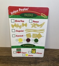 Melissa  Doug Lotsa Pasta Set Replacements Instructions Recipe Sheet
