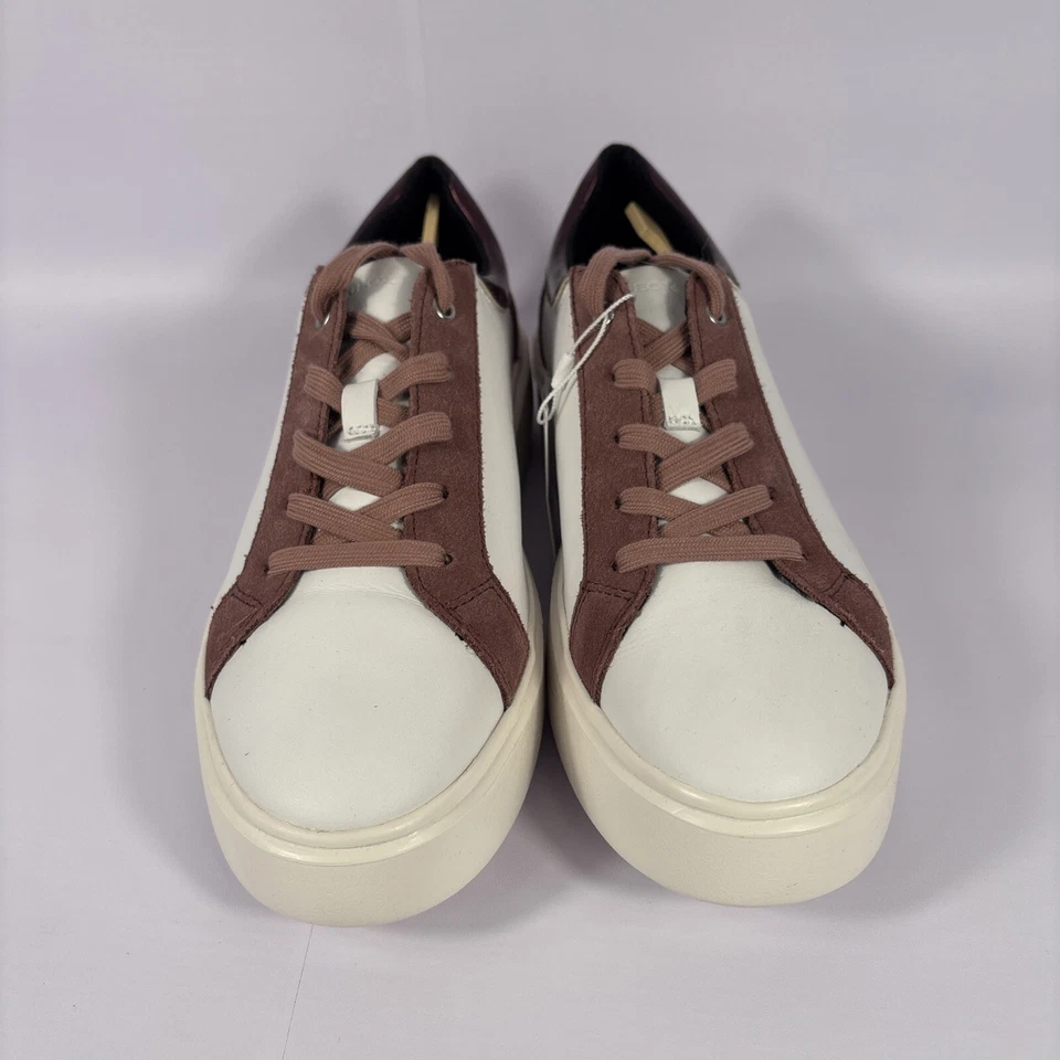 Zapatos para mujer Geox D Nhenbus A talla 8 blanco/rosa NUEVOS NUEVOS SIN CAJA Foto 4 de 4