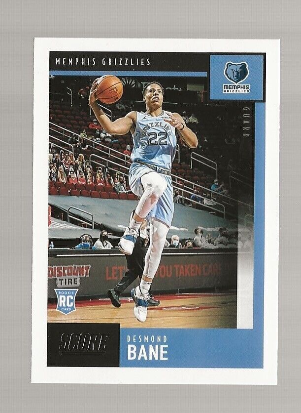 V20) 2020-21 Panini Score Desmond Bane RC Rookie Memphis Grizzlies