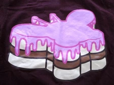 PEANUT BUTTERFLY & JELLY Sandwich T shirt small Kingsrowe #1 tee Columbus OH