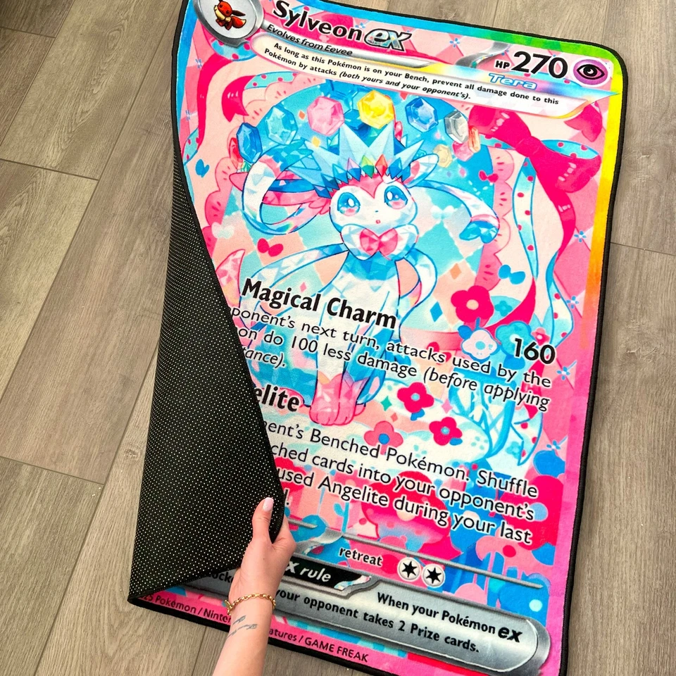 Anime Rug Pokemon Sylveon Ex Soft Polyester Carpet - Image 3 of 4