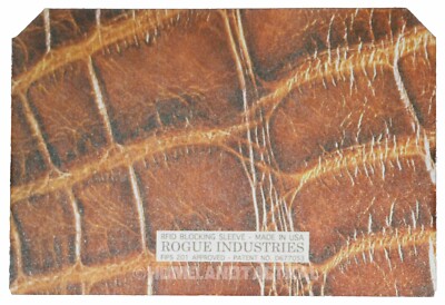 Decorative"Alligator" RFID Credit Card Sleeves By Rogue Industries, Single, Lots | eBay Decorative"Alligator" RFID Credit Card Sleeves By Rogue Industries, Single, Lots | eBay