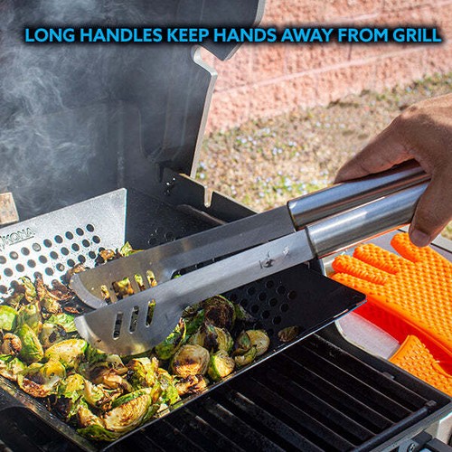 Kona 5-Piece Grill Tools Set - Premium Stainless Steel Grill Tools & Thermometer - Picture 4 of 6