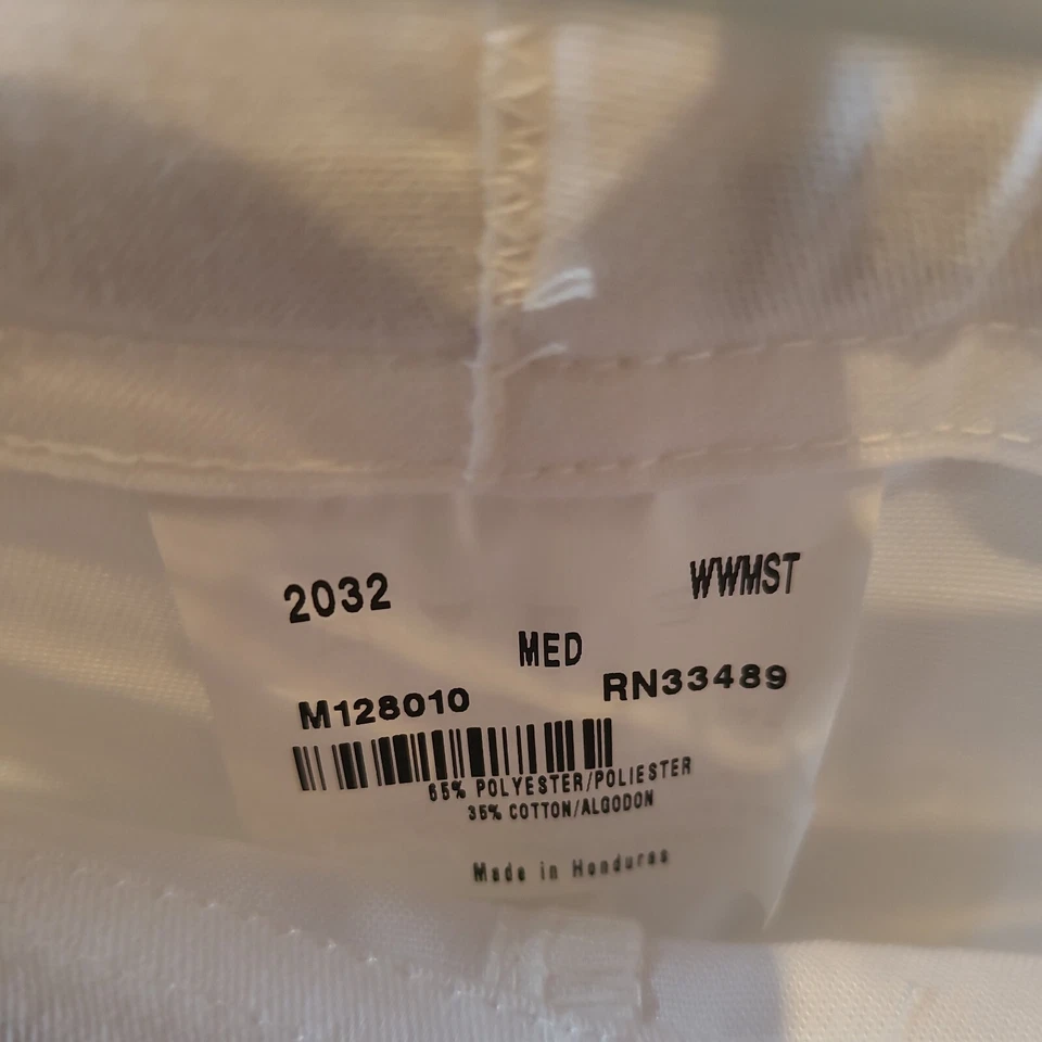 Pantalones Médicos Landau Essentials Blanco Cordón Cintura Carga - Medianos Unisex Foto 3 de 4