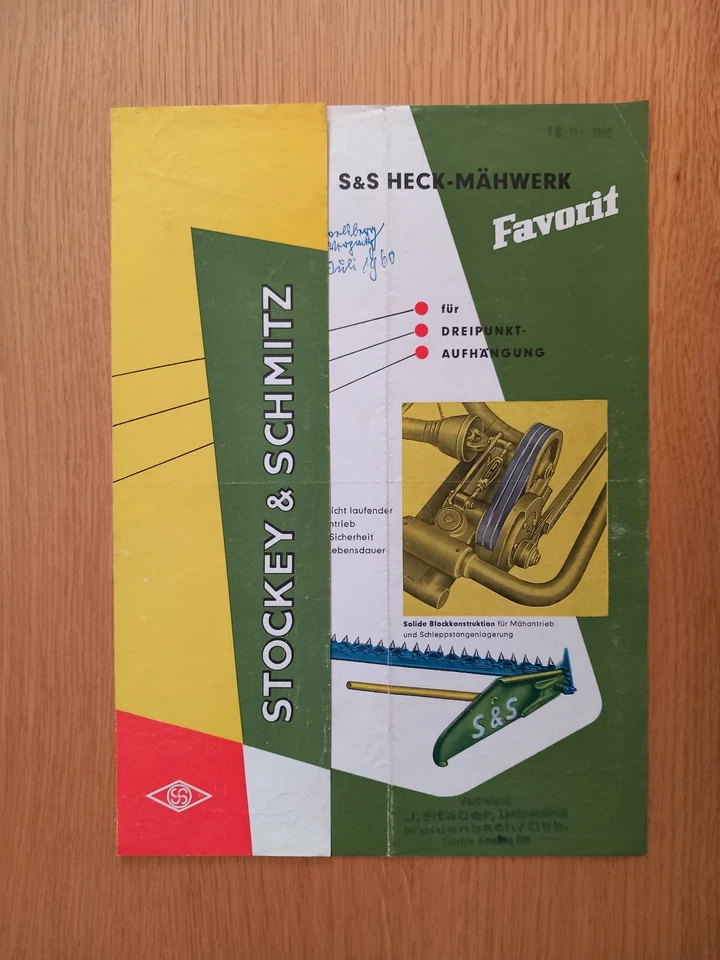 Fa. STOCKEY u. SCHMITZ - Original Prospekt - Bild 1 von 1