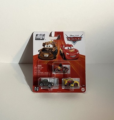 Disney Pixar Cars 3pk Rusteze Cruz,McQueen,& Sterling NEW/VHTF