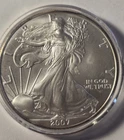 2007 Silver Eagle $1 Dollar 1oz Uncirculated .999 -In Capsule