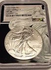 2021-W Burnished $1 Type 2 American Silver Eagle NGC MS70