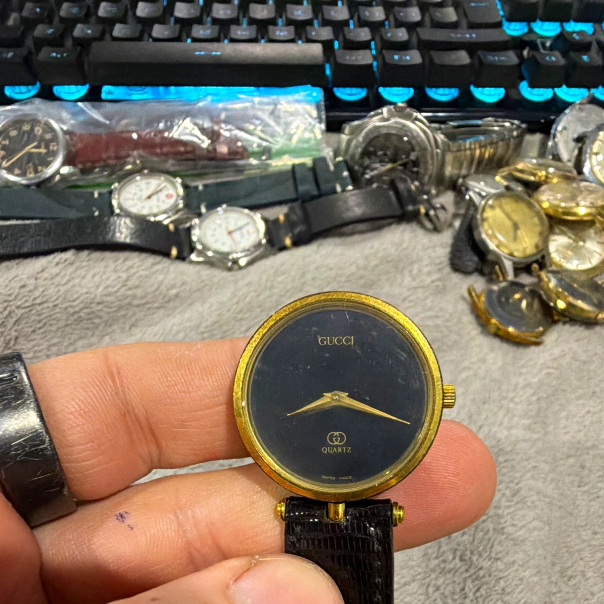 Gucci Round Wristwatches for sale - eBay