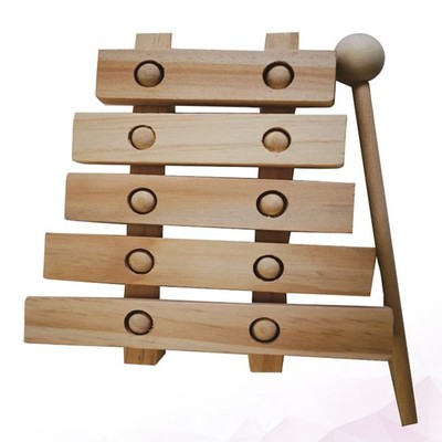 Unvollendetes Holz Xylophon Spielzeug Wiederverwendbar Zum Selbermachen Malen Handwerk für Kinder
