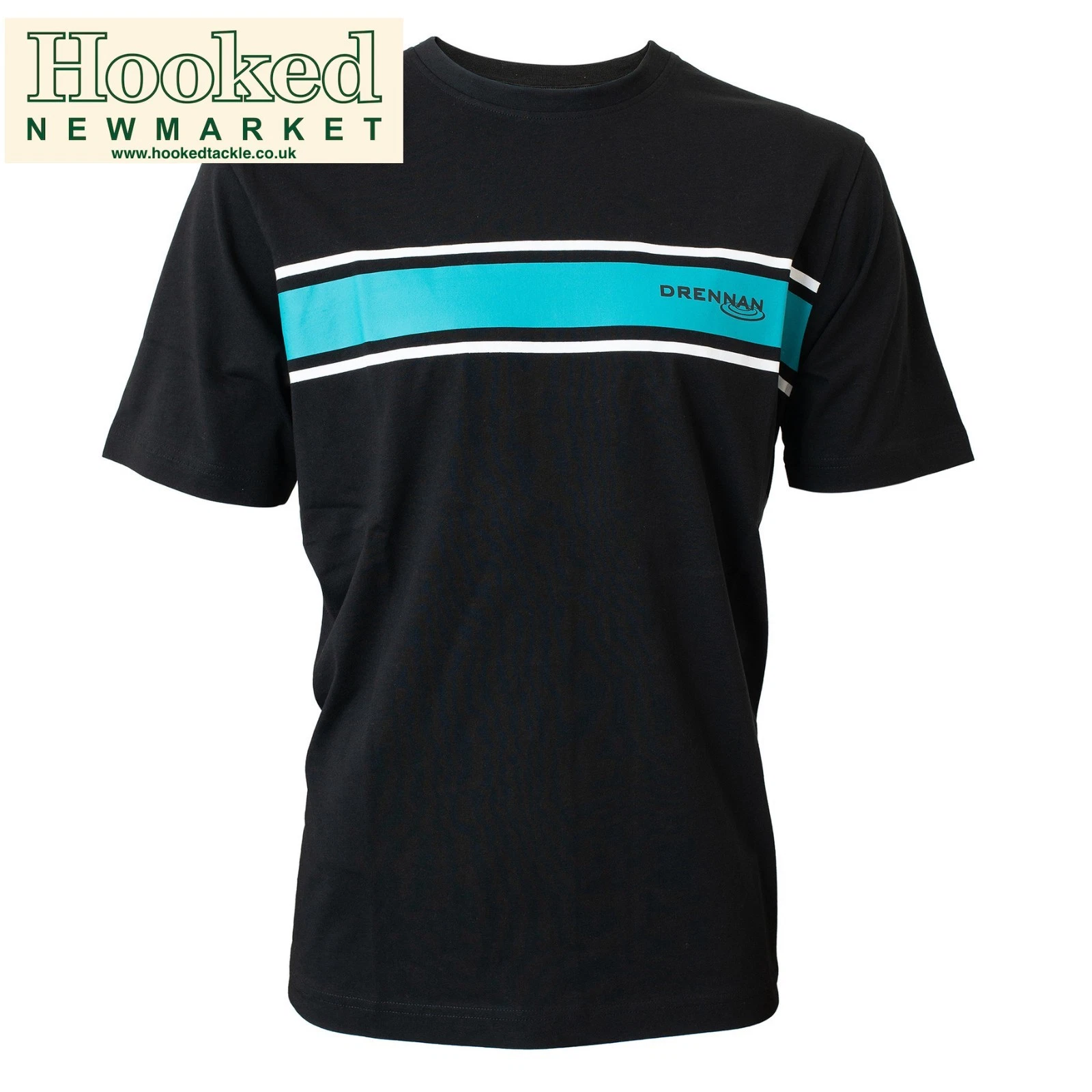 Drennan Aqua Stripe T-Shirts - All Sizes Available New for 2026 Match Clothing