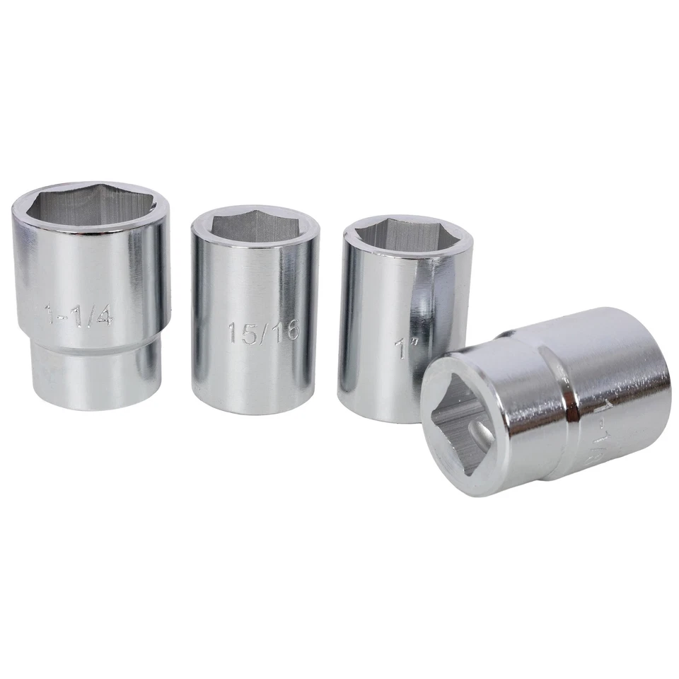 21PCS 3/4" Drive Socket Set 6-Point Standard SAE Sockets - Image 4 of 4