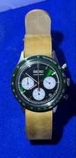 Seiko SBTR057 Quartz Chronograph Watch 40mm Stainless Steel Near Mint