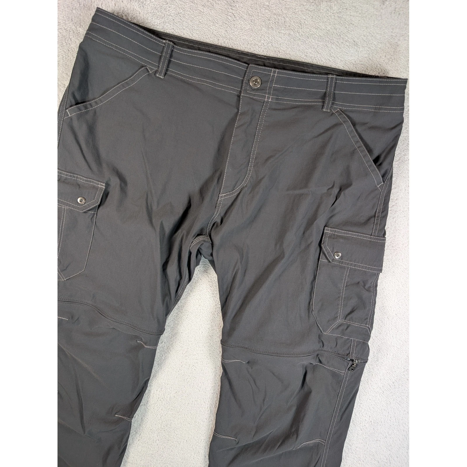 Kuhl Renegade Convertible Stealth Pants Mens 40x30 Gray Hiking Cargo Zip Off
Opens in a new window o
