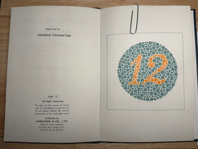 #ad #ad Ishihara Test For Colour Blindness 14 Plates Ophthalmology $20.00