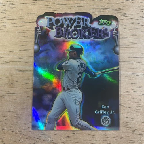1999 Topps Power Brokers Refractor Ken Griffey Jr. card #PB3 Mint!!