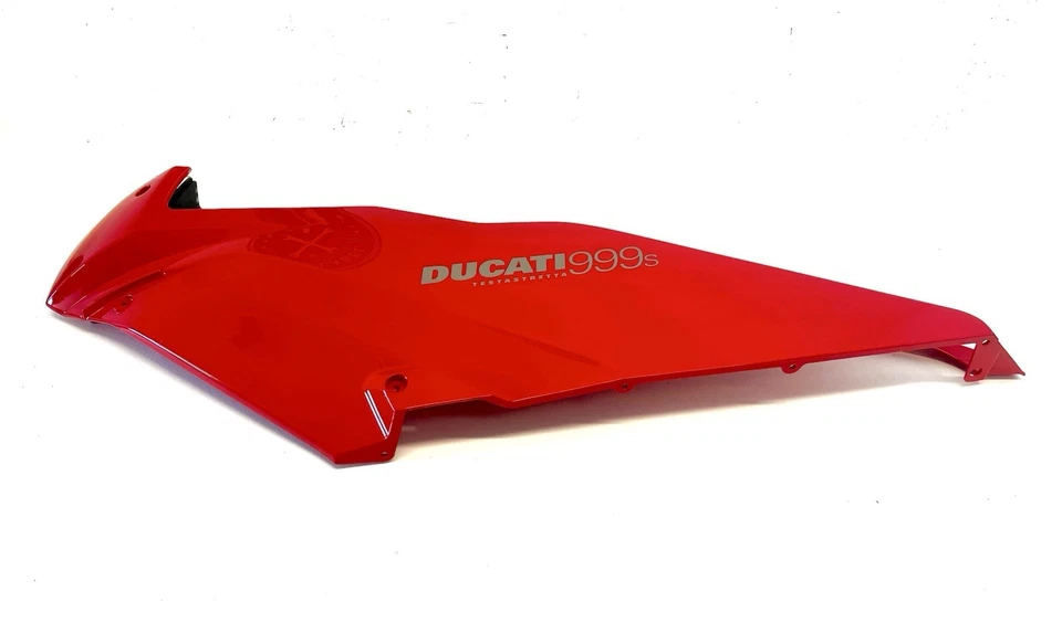 Genuine Ducati Superbike 999S Standard Upper Half Fairing Left Red 48031821C - Image 3 of 4