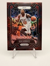 2023-24 Panini Prizm Monopoly Red Icons #47 Bam Adebayo Heat NBA Basketball
