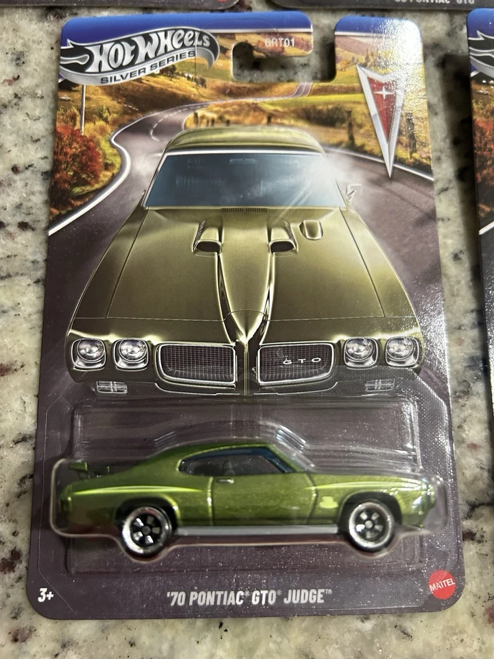 🔥2025 Hot Wheels Walmart Exclusivo Serie Plata PONTIAC-JUEGO DE 5 con persecución 🔥 Foto 4 de 4