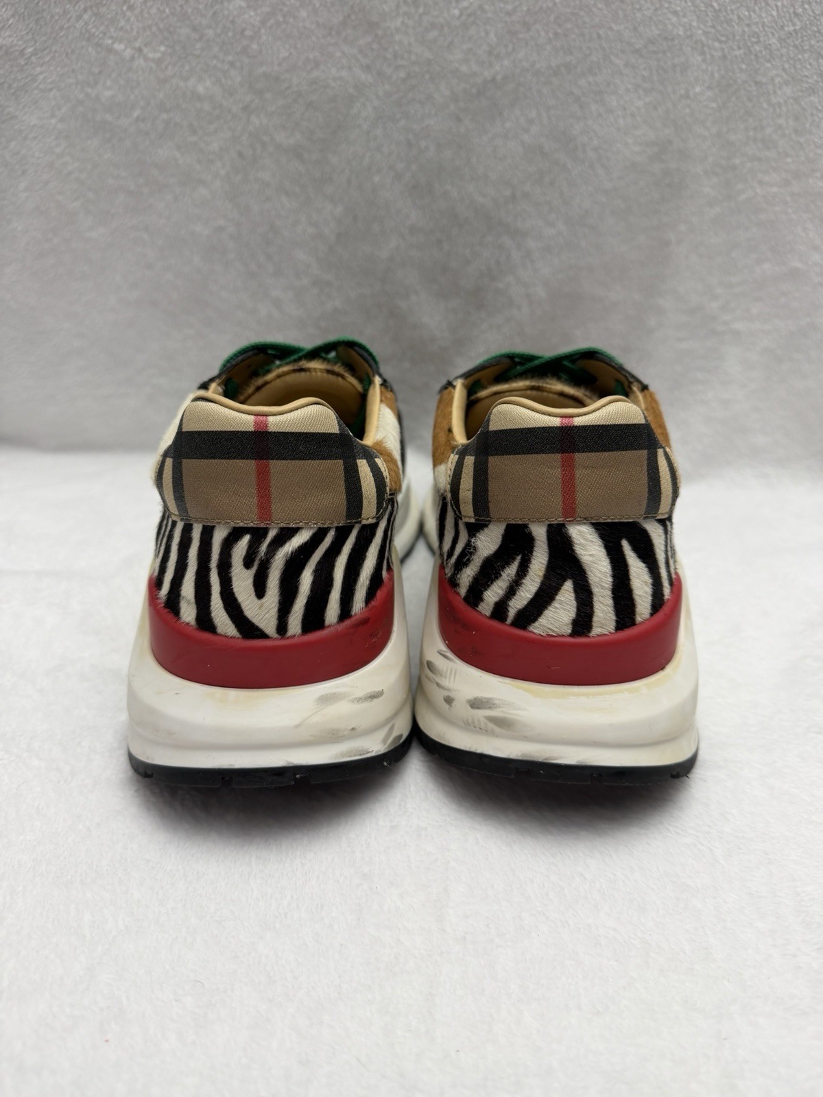 Burberry London Ramsey Animal Vintage Check Sneakers Men’s Size 43 thumbnail 4