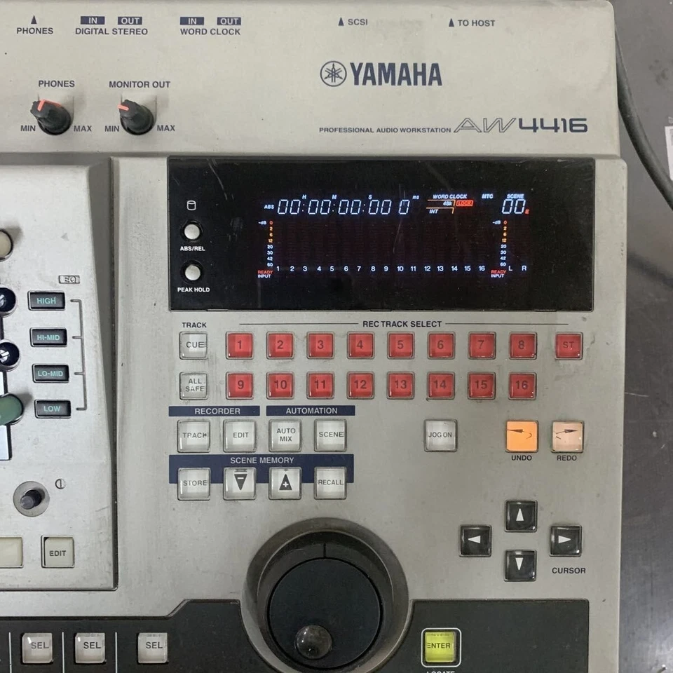Junk Not Working YAMAHA AW4416 Multi-Track Recorder JUNK Japan - Image 4 of 4