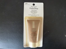 Revlon Active Light Makeup w/ SoftFlex -MEDIUM BEIGE #240-New/Sealed-READ DESCRI