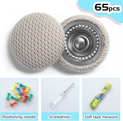 Kit Riparazione Cielo Auto, 65 Rivetti per Riparazione Tetto Auto + 65 Puntine C - Foto 2 di 12