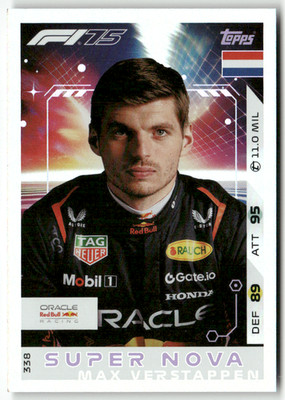 Topps F1 Turbo Attax 2025 Formel 1 No. 338 Max Verstappen Super Nova